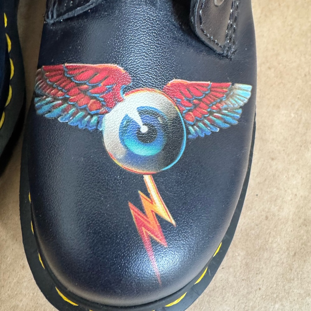 Dr Martens x Rick Griffins Eye 1460 Backhand Boot. M5/W6 - Picture 8 of 14